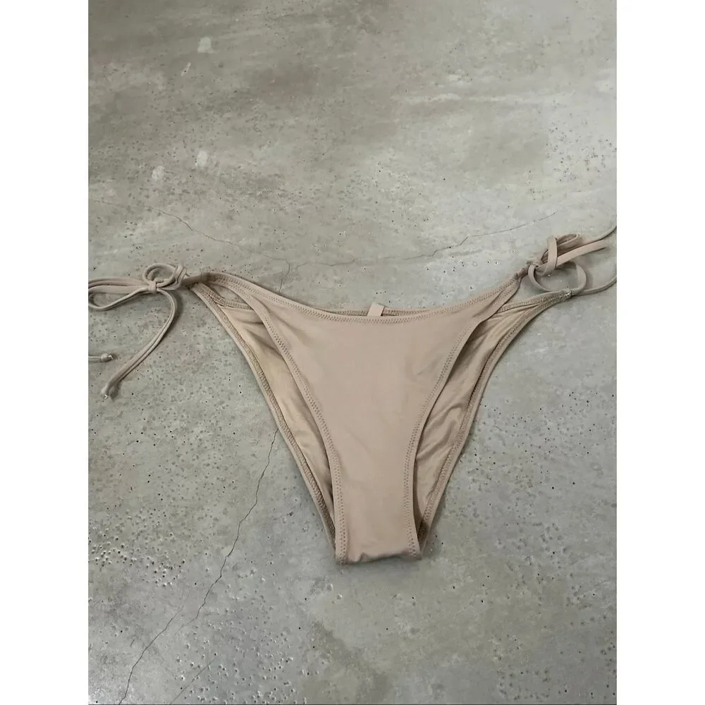 Skims Signature Swim Bikini Bottom | Tan in Large